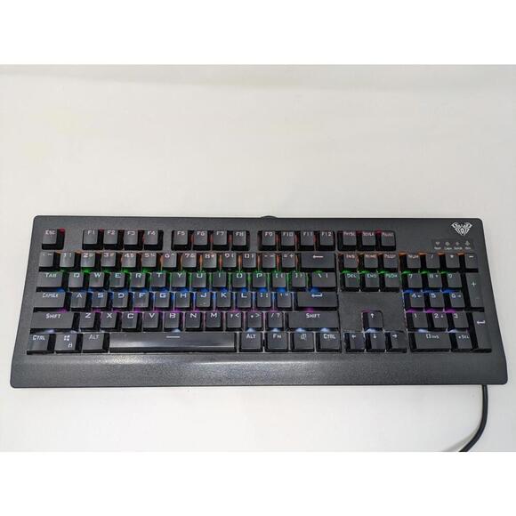 AULA Demon King-Back Lit Multicolour Mechanical Keyboard 60 keys-Works Great! - Picture 2 of 4